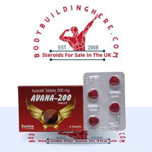 Avana 200 200mg (4 pills) buy online in the UK - bodybuildinghere.net
