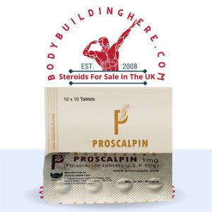 Buy Proscalpin 1mg (50 pills) online in the UK - bodybuildinghere.net